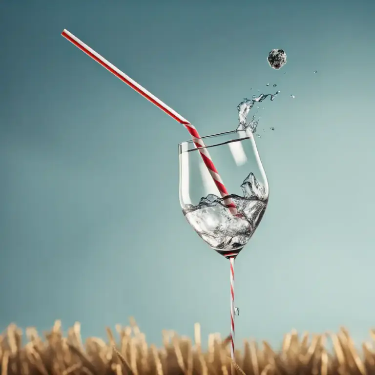 Visual representation of "a straw in the wind" - A small hint or sign of what might happen in the future.