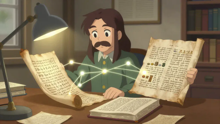 Visual representation of "etymologist" - A specialist in the field of linguistics focusing on semantic changes and word origins.