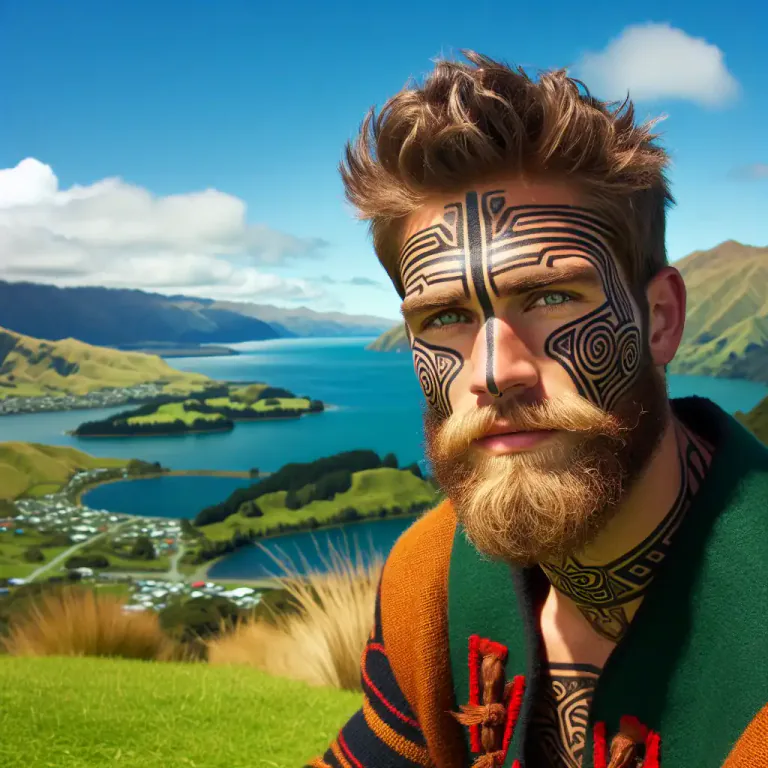 Visual representation of "maori" - Relating to the Maori or their language.