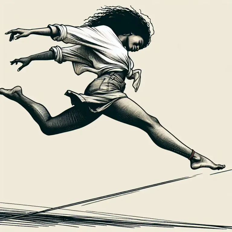 Visual representation of "skip out" - To go away quickly, especially without telling anyone or without permission.