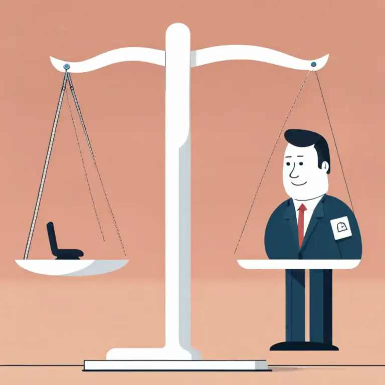 Visual representation of "cut both/two ways" - In argument or debate, it refers to a point or statement that can support either side of the argument.