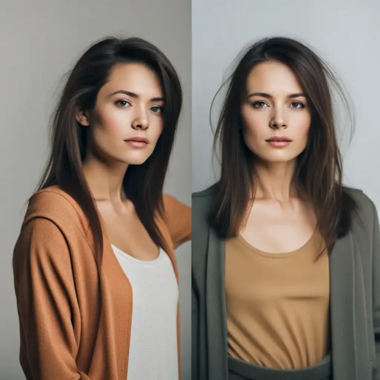 Visual representation of "make over" - A complete transformation or remodeling, usually of a person's look or a room