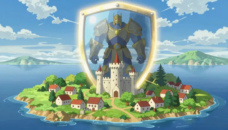 Visual representation of "protectorate" - A region or country that is controlled and protected by a more powerful country