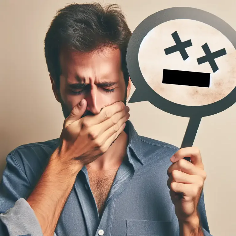 Visual representation of "filthiness" - Crudeness or vulgarity in speech or language.