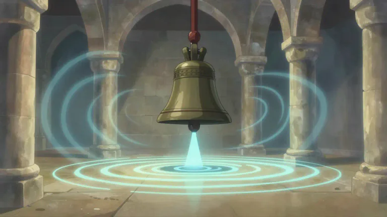 Visual representation of "resonant" - Having a deep, clear, and continuing sound