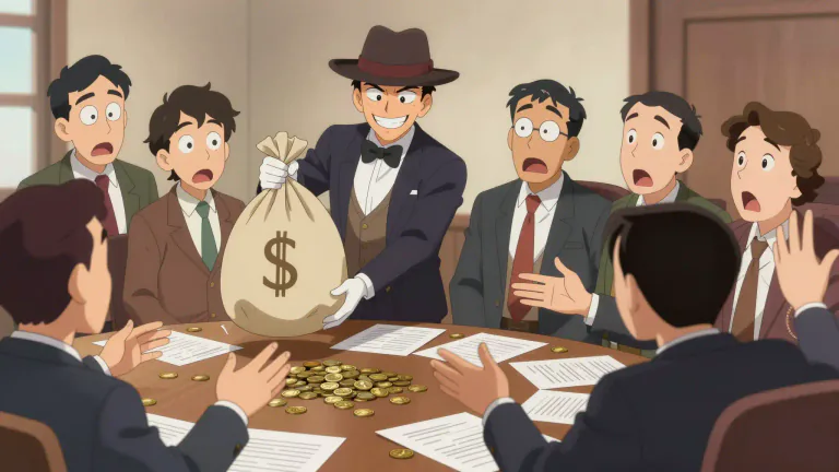 Visual representation of "bilk" - To cheat or deceive someone, especially avoiding paying money that is owed