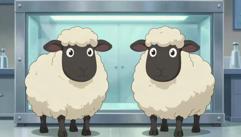 Visual representation of "clone" - An exact copy of a plant, animal, or person.