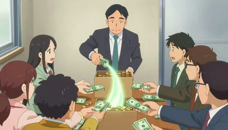 Visual representation of "payroll" - The total amount of money that a company pays to its employees.