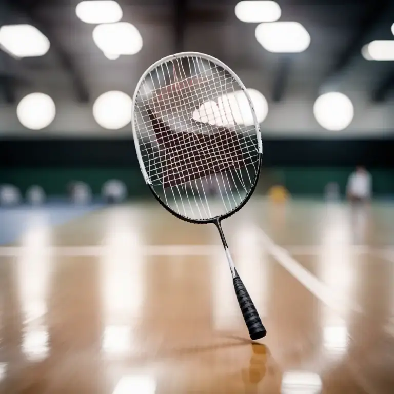 Visual representation of "birdie" - The plastic cork used in the game of badminton.