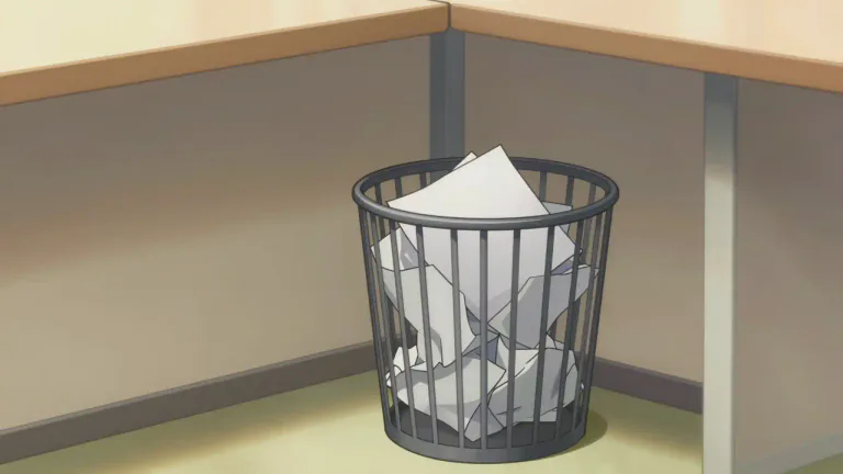 Visual representation of "wastebasket" - A container for waste, usually made of plastic or metal, found in homes, offices, etc.