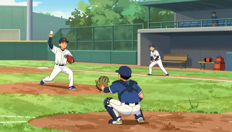 Visual representation of "bullpen" - A place in baseball where relief pitchers warm up