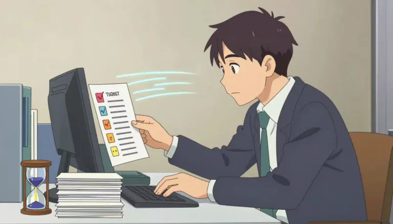 Visual representation of "efficient" - Doing something well and quickly without wasting time or energy