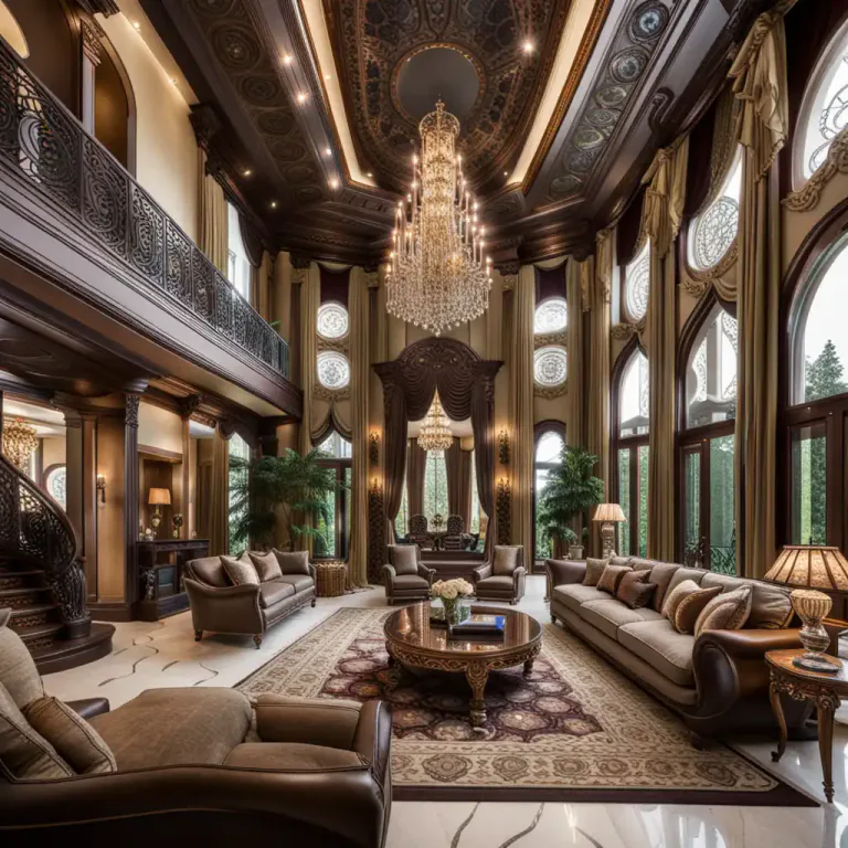 Visual representation of "stateliness" - The quality of being grand or luxurious