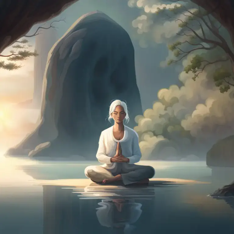 Visual representation of "inner" - Relating to the mind or spirit.