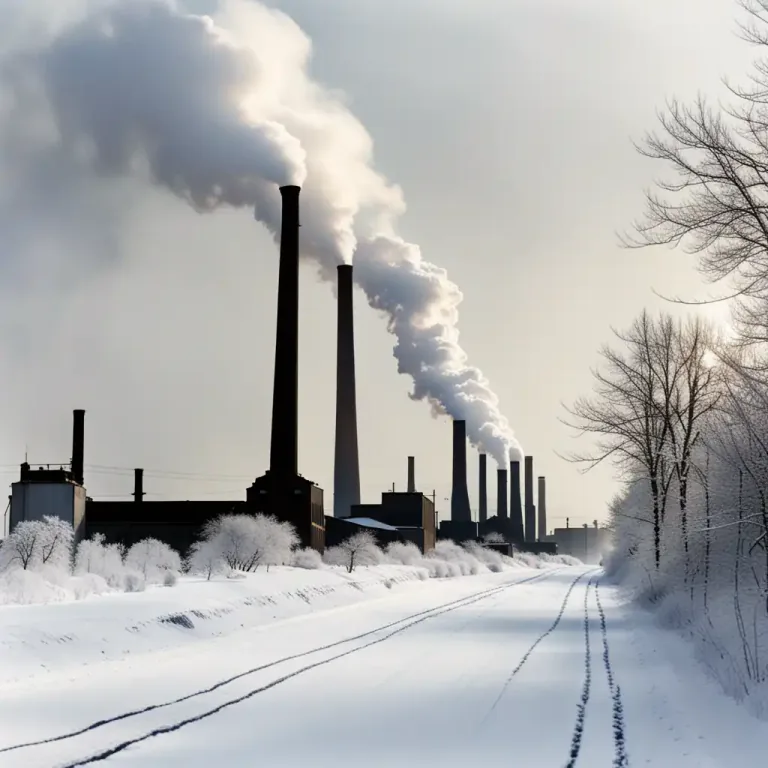 Visual representation of "soot" - The black substance that comes out of a chimney when coal is burned