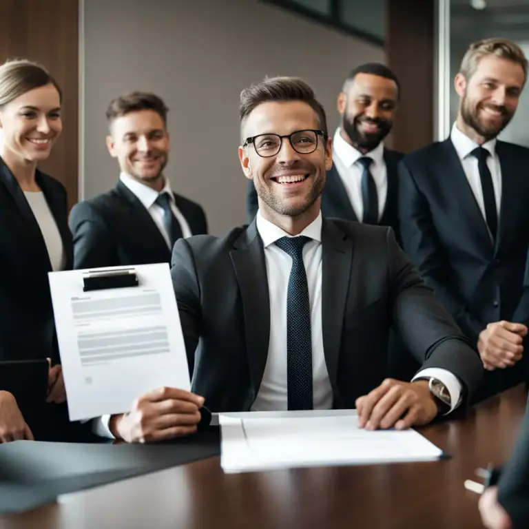 Visual representation of "hire" - The act of hiring someone or something