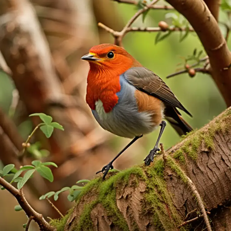 Visual representation of "redcap" - A bird with a red head, also known as a 'robin'.