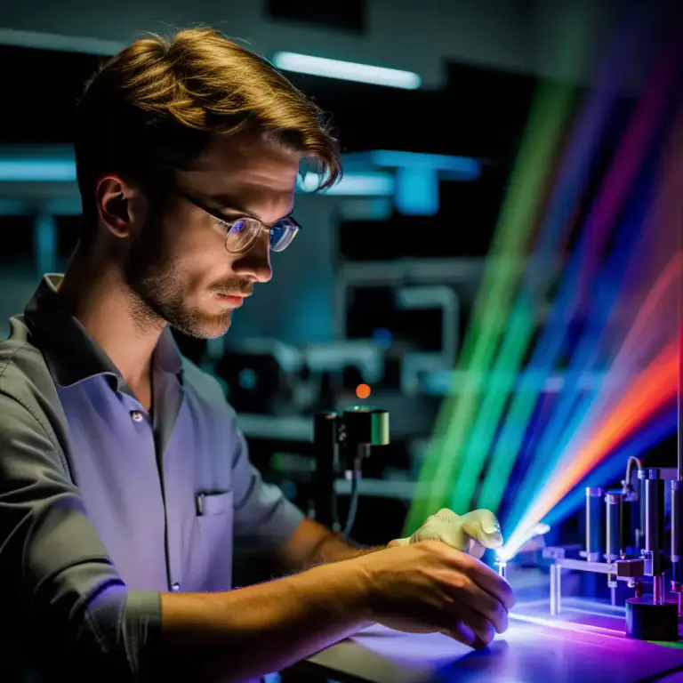 Visual representation of "spectrometer" - A scientific equipment used in spectrometry for producing spectral lines and measuring their wavelengths and intensities.