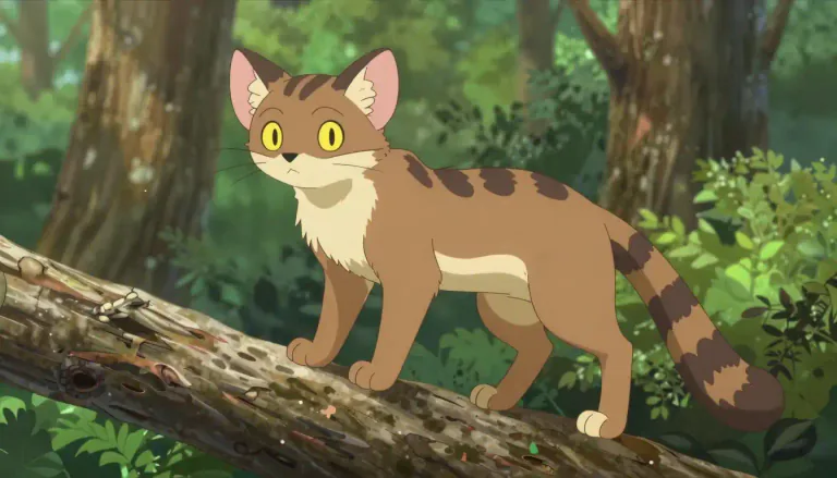 Visual representation of "genet" - A type of small African or European animal looks like a cat but is related to mongoose.