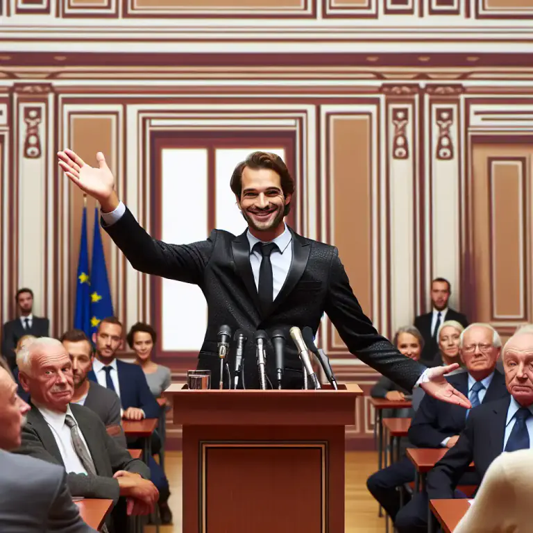 Visual representation of "unction" - Smug self-satisfaction or exaggerated piety, often used in a negative sense