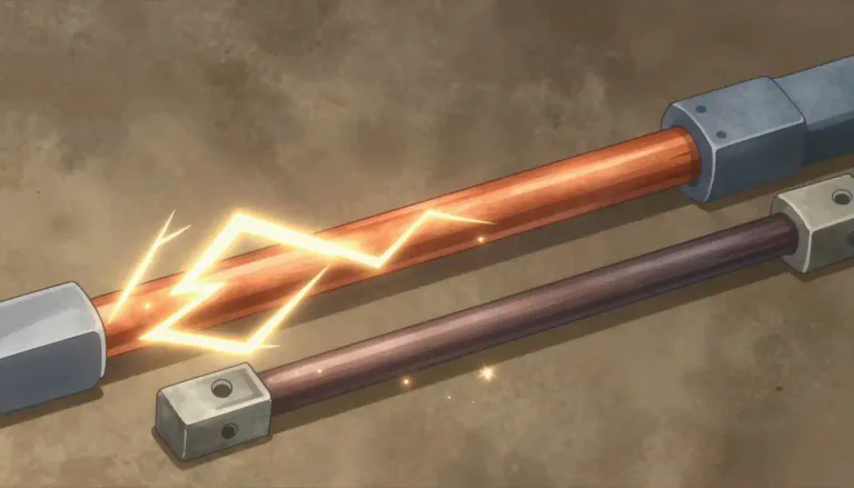 Visual representation of "conductivity" - The ability of a material to allow electricity or heat to go through it