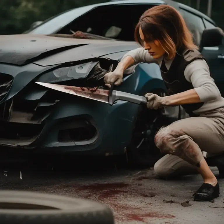 Visual representation of "slash" - To cut or wound someone or something deeply or violently
