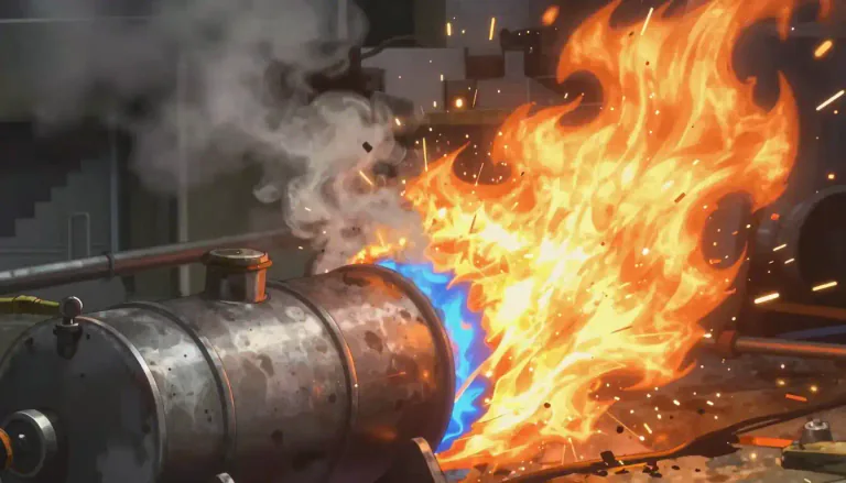 Visual representation of "combust" - To burn or cause to burn