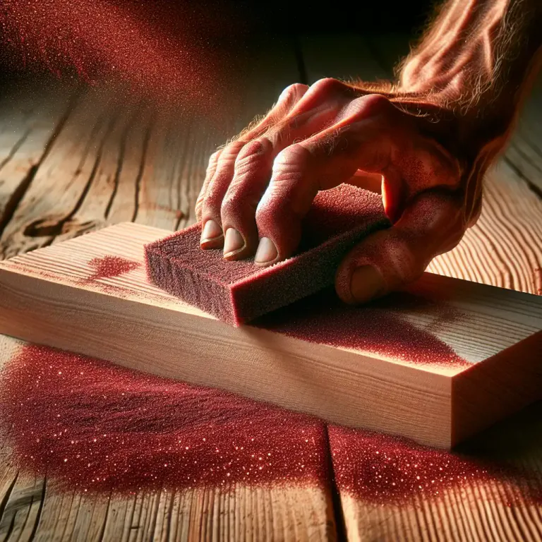 Visual representation of "garnet" - A kind of mineral used as an abrasive.