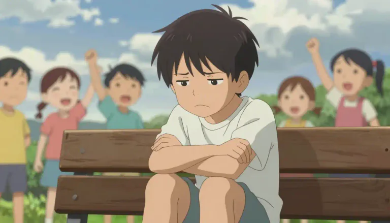 Visual representation of "sulk" - To be silent, morose, and bad-tempered out of annoyance or disappointment.