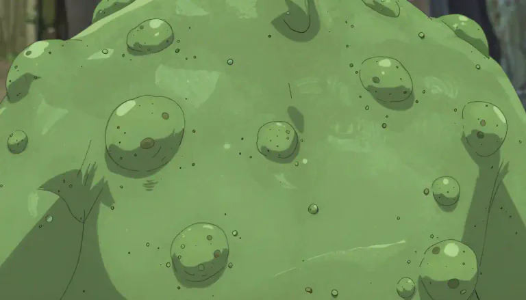 Visual representation of "warty" - Covered with warts or wart-like bumps.