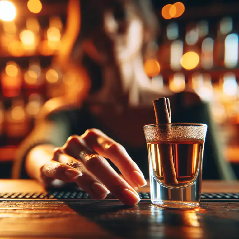 Visual representation of "fireball" - A variety of sweet, cinnamon-flavored liquor