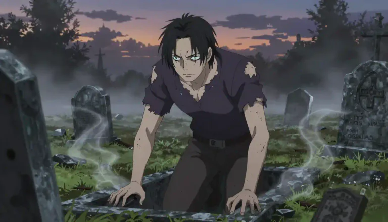 Visual representation of "revenant" - A person who returns, especially supposedly from the dead.
