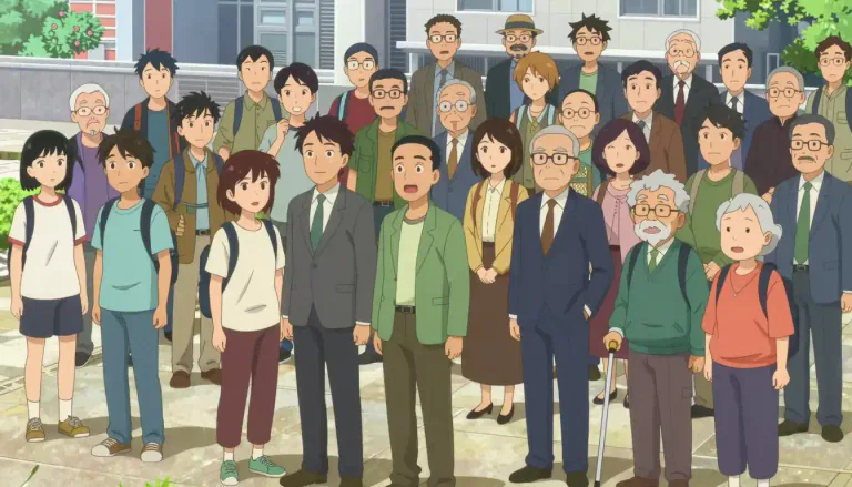 Visual representation of "demographic" - A group of people in a society, such as old people or young people, who are similar in some way, especially because of their age, income, or education level