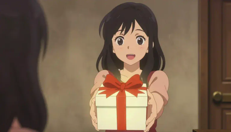 Visual representation of "present" - A gift or something given to someone.
