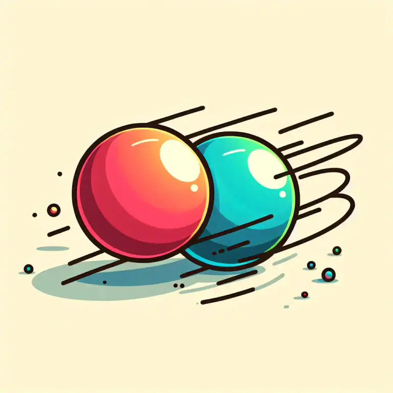 Visual representation of "bump into" - To accidentally hit or knock against something while moving.