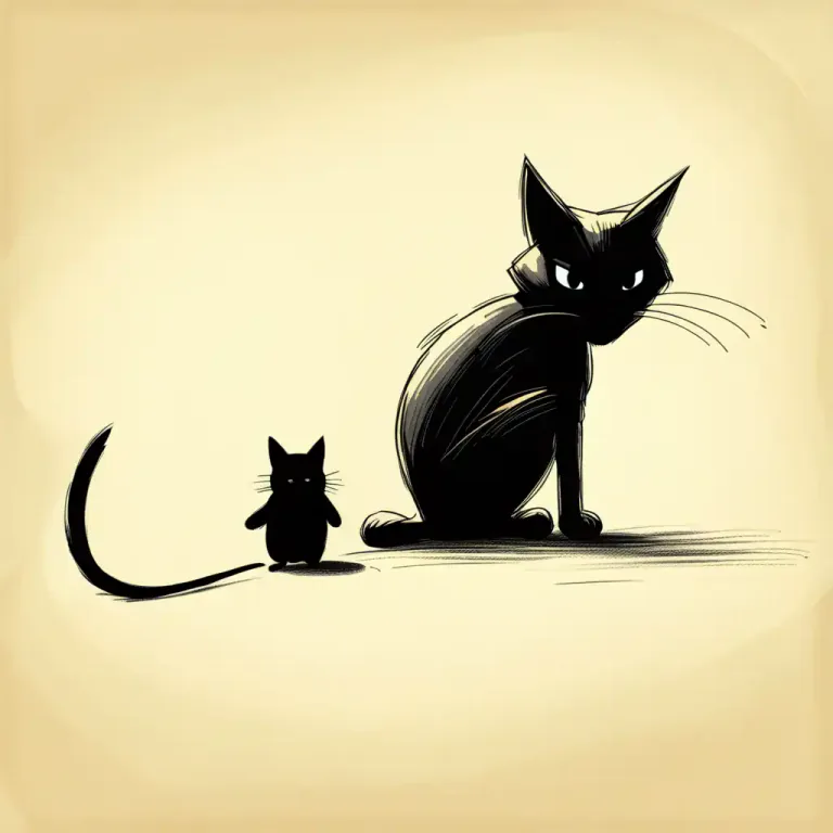 Visual representation of "sneaky" - Quietly moving or working without being noticed.
