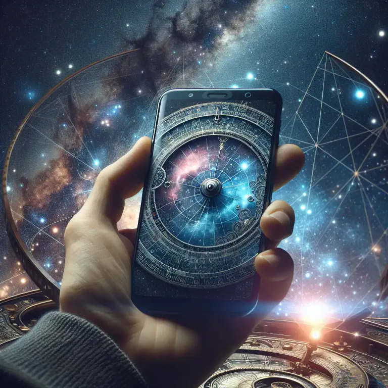 Visual representation of "astrolabe" - A computer software or online tool which serves the same function as the ancient astrolabe