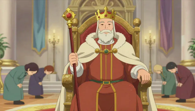 Visual representation of "ruler" - A person who rules or governs, often a monarch or dictatorial leader.