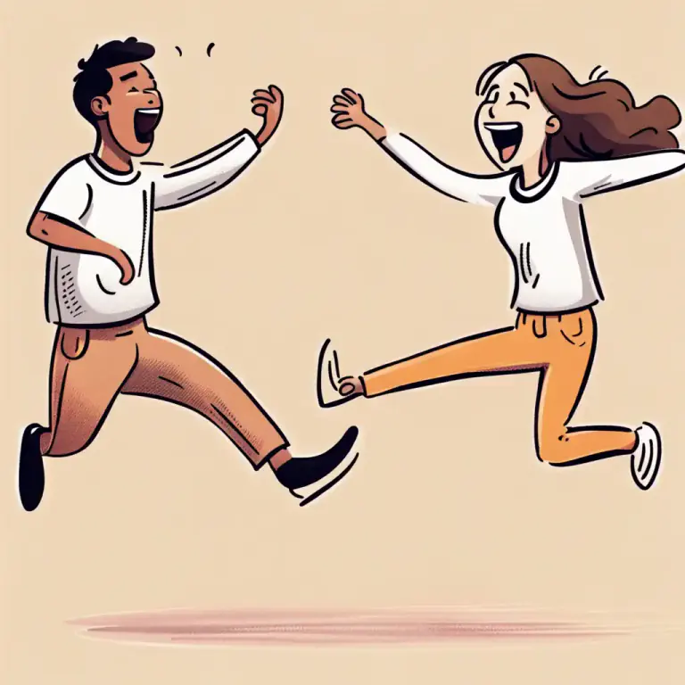 Visual representation of "same here" - I feel the same way or my situation is the same.