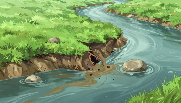Visual representation of "erode" - To slowly destroy or weaken something over a period of time.