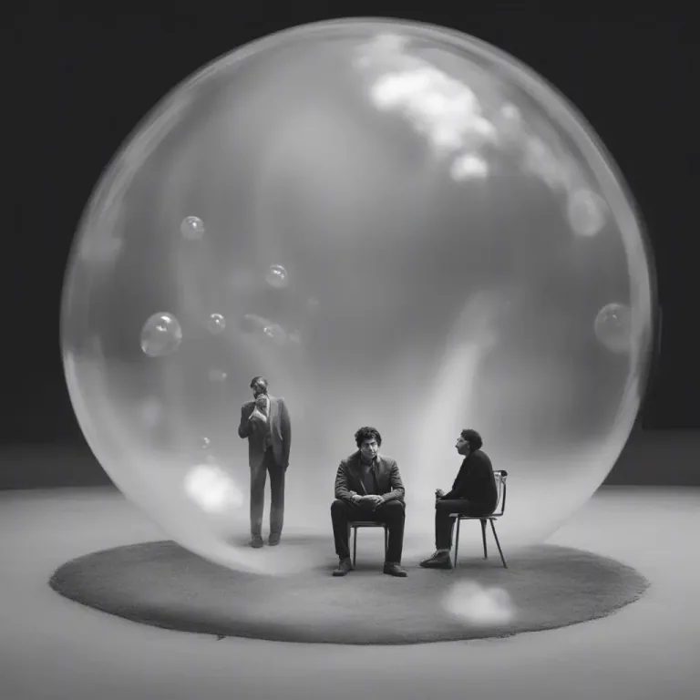 Visual representation of "get real!" - An expression used to tell someone to stop imagining things and face reality.