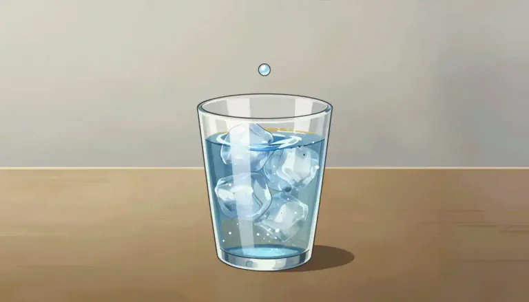 Visual representation of "plop" - To drop something into liquid causing a small sound or splash.