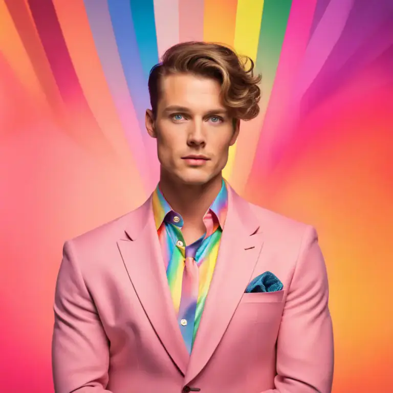 Visual representation of "femme" - Having a feminine appearance, especially used for men or people who identify as non-binary in LGBTQ+ community