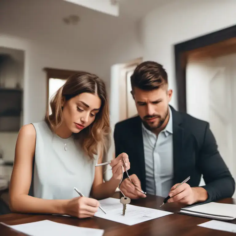 Visual representation of "sign over" - To officially give something like property, rights, or duties to someone else usually by signing a legal document.