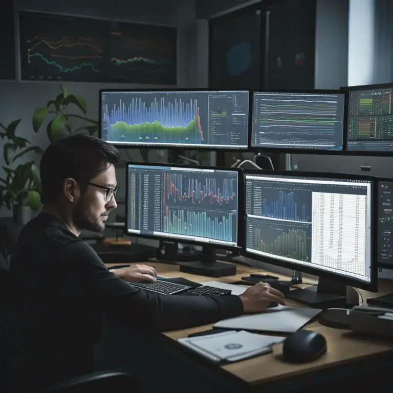 Visual representation of "profiling" - In computing, the process of analyzing a program or software in terms of its functions, operations and performance.