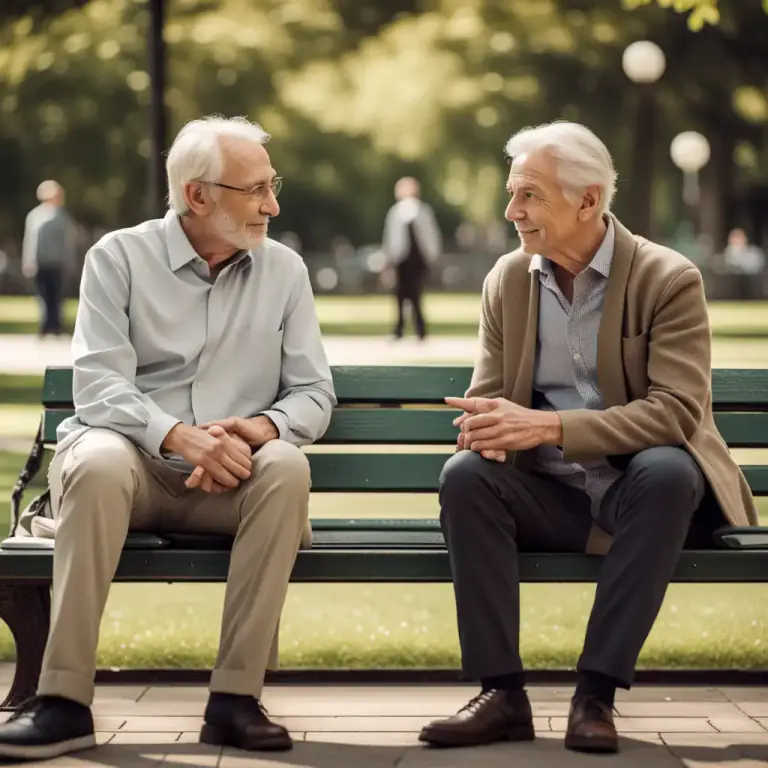 Visual representation of "uncle" - An older male friend or mentor.