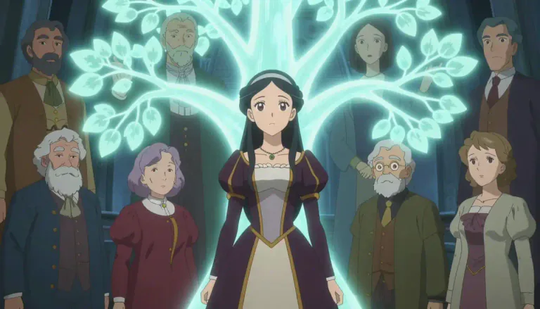 Visual representation of "lineage" - The series of families that somebody comes from originally