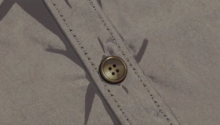 Visual representation of "buttonhole" - A hole in cloth where you put a button through to close something