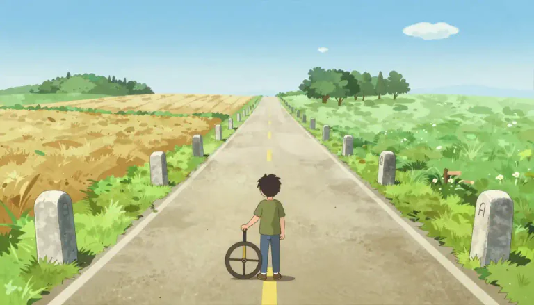 Visual representation of "mile" - a unit of measurement equal to 1,760 yards or approximately 1.609 kilometers.