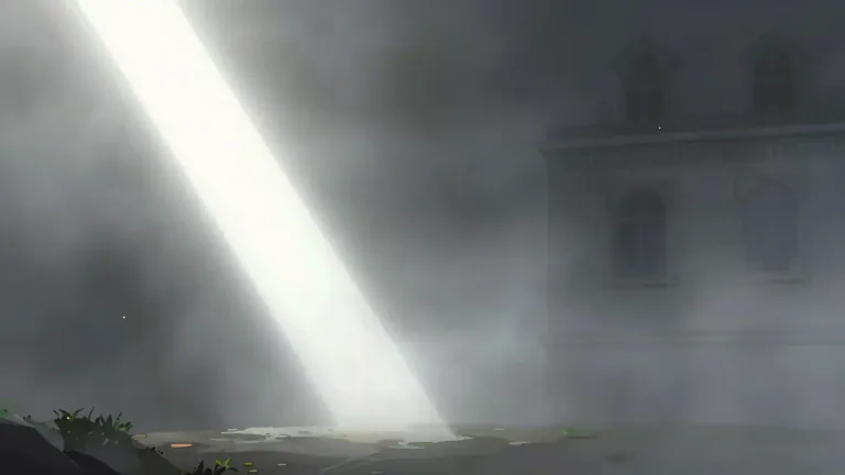 Visual representation of "extinction" - The reduction of the intensity of light due to absorption and scattering